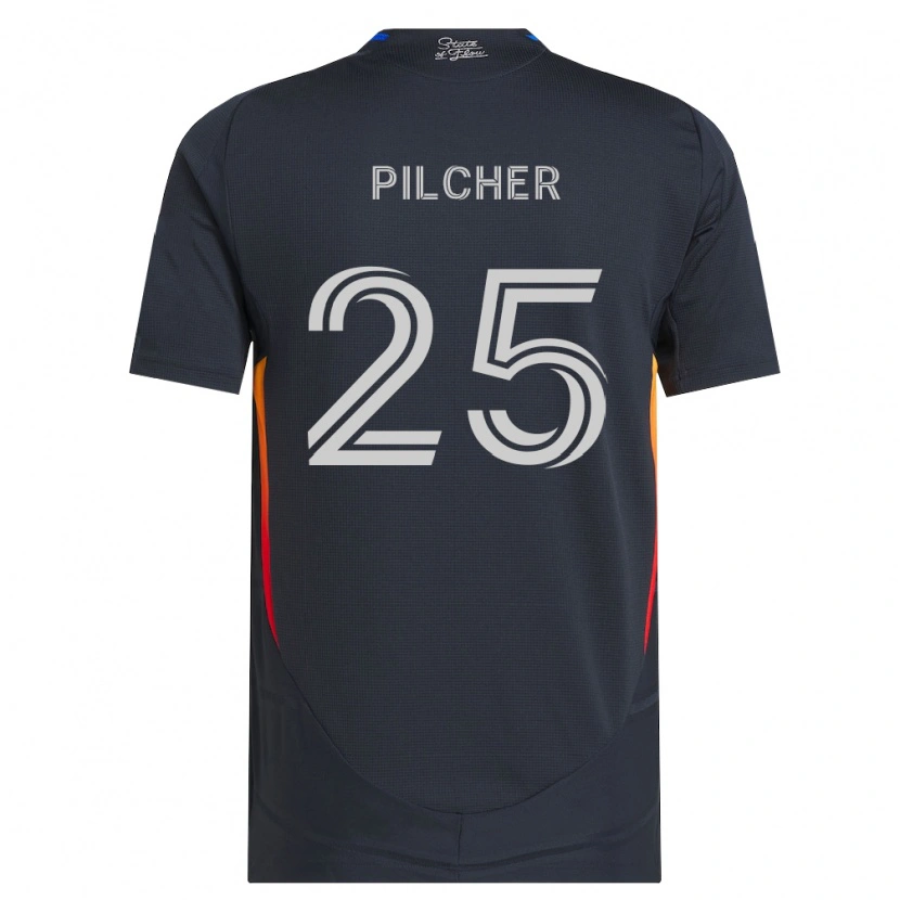 Danxen Barn Ian Pilcher #25 Mörkgrå Röd Hemmatröja Matchtröjor 2026/27 Tröjor T-Tröja