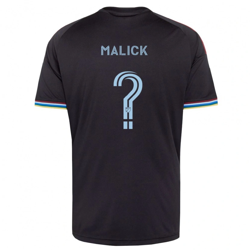 Danxen Barn Owen Malick #0 Svart Himmelsblå Hemmatröja Matchtröjor 2026/27 Tröjor T-Tröja