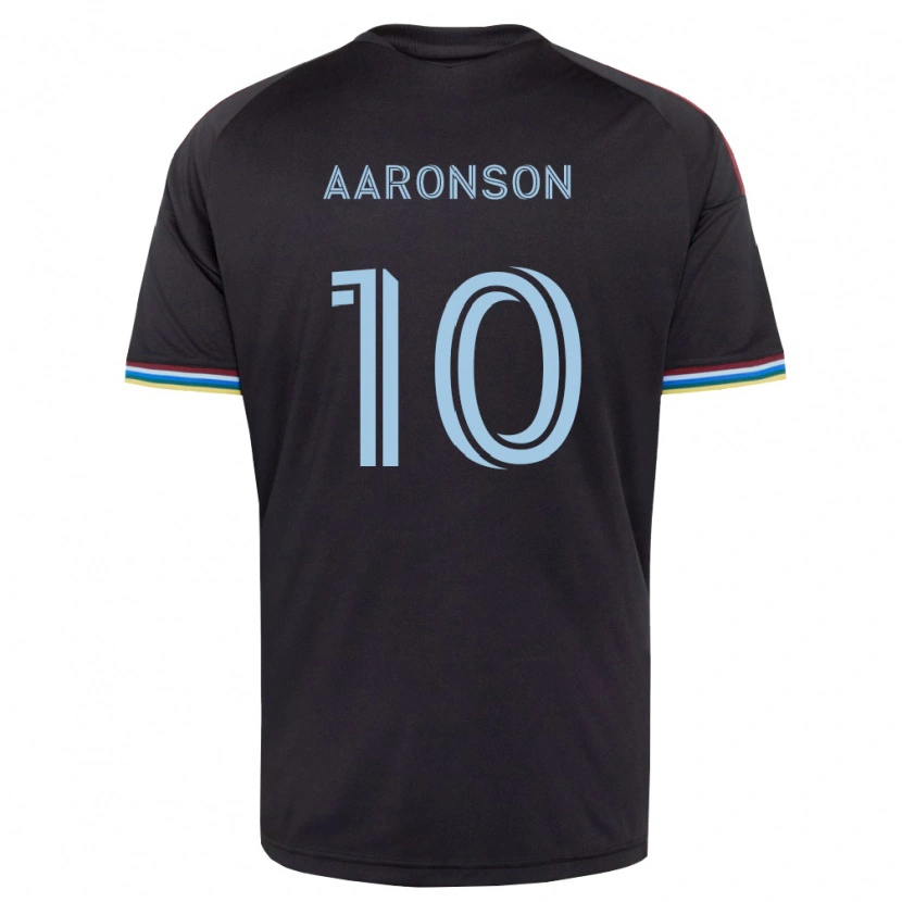Danxen Barn Paxten Aaronson #10 Svart Himmelsblå Hemmatröja Matchtröjor 2026/27 Tröjor T-Tröja