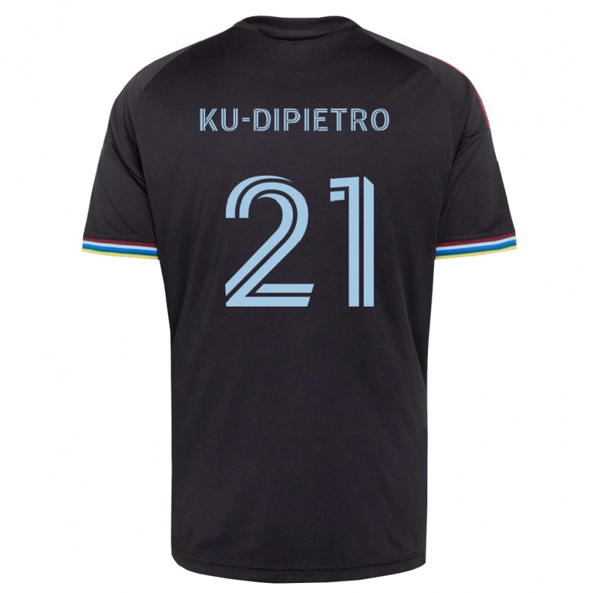 Danxen Barn Theodore Ku-Dipietro #21 Svart Himmelsblå Hemmatröja Matchtröjor 2026/27 Tröjor T-Tröja