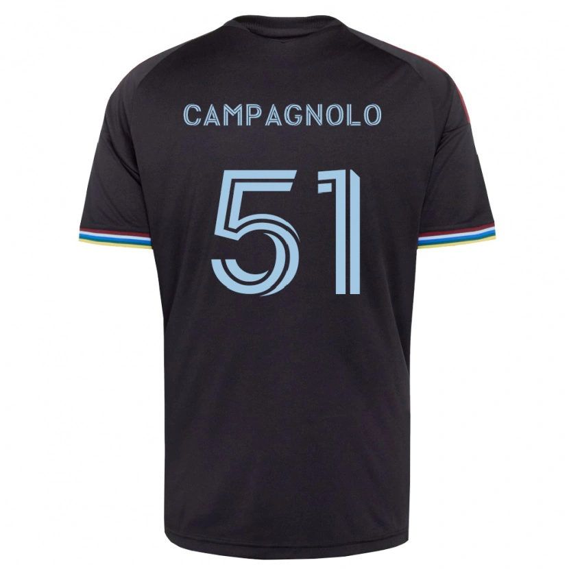 Danxen Barn Zackory Campagnolo #51 Svart Himmelsblå Hemmatröja Matchtröjor 2026/27 Tröjor T-Tröja