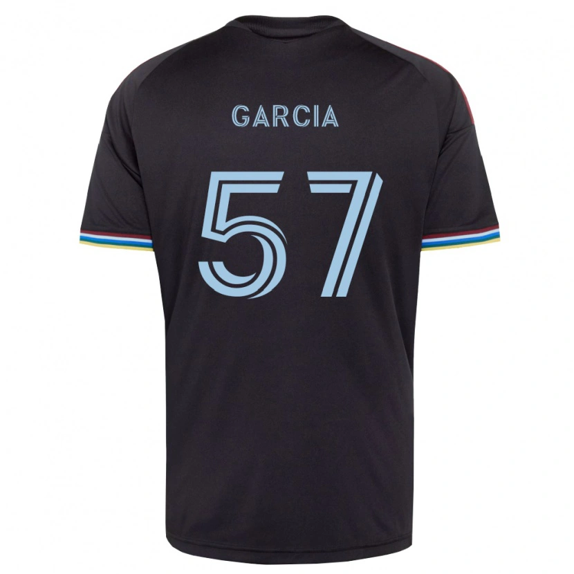 Danxen Barn Rogelio Garcia #57 Svart Himmelsblå Hemmatröja Matchtröjor 2026/27 Tröjor T-Tröja