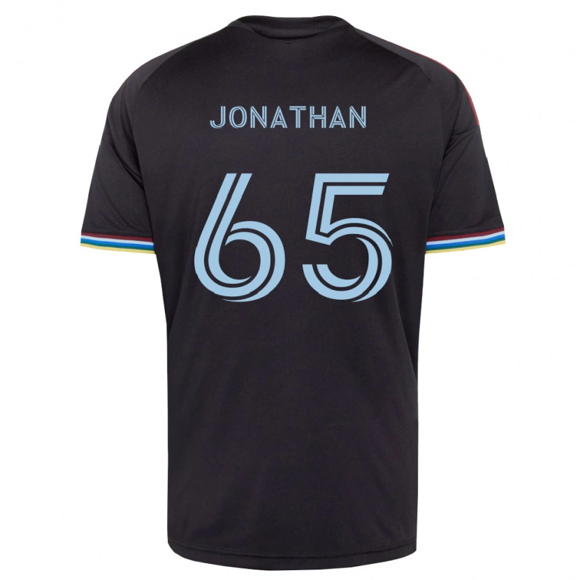 Danxen Barn Jonathan De La Fuente #65 Svart Himmelsblå Hemmatröja Matchtröjor 2026/27 Tröjor T-Tröja