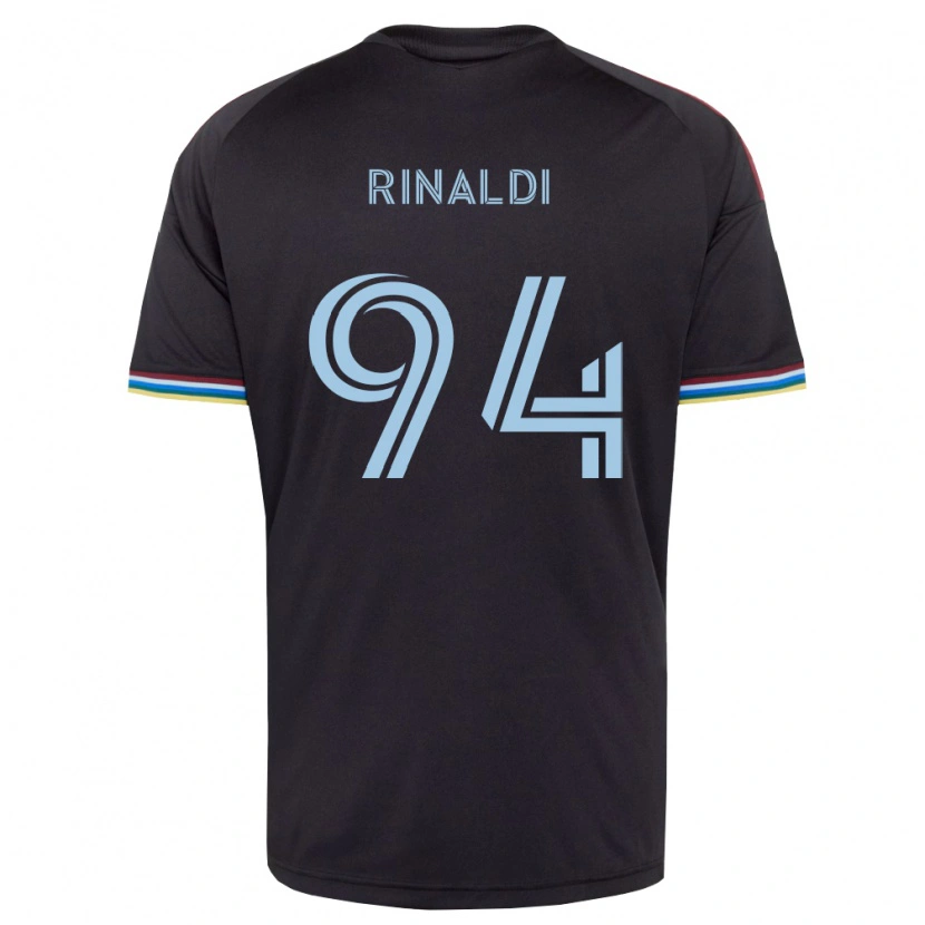 Danxen Barn Vincent Rinaldi #94 Svart Himmelsblå Hemmatröja Matchtröjor 2026/27 Tröjor T-Tröja