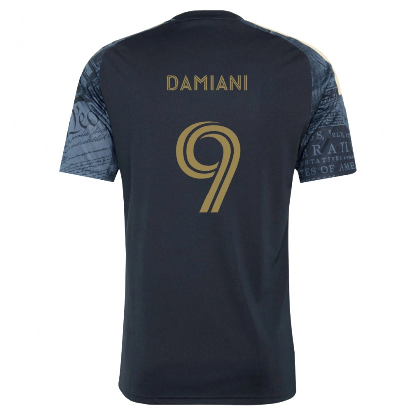 Danxen Barn Bruno Damiani #9 Marinblå Brun Hemmatröja Matchtröjor 2026/27 Tröjor T-Tröja
