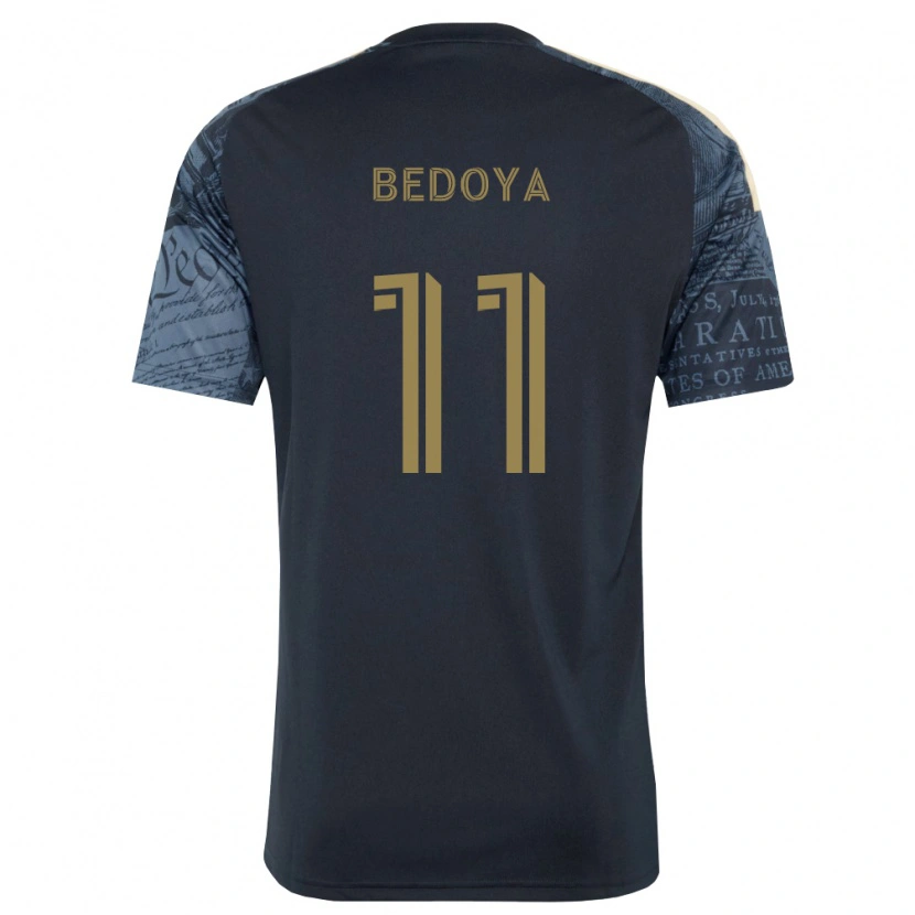 Danxen Barn Alejandro Bedoya #11 Marinblå Brun Hemmatröja Matchtröjor 2026/27 Tröjor T-Tröja