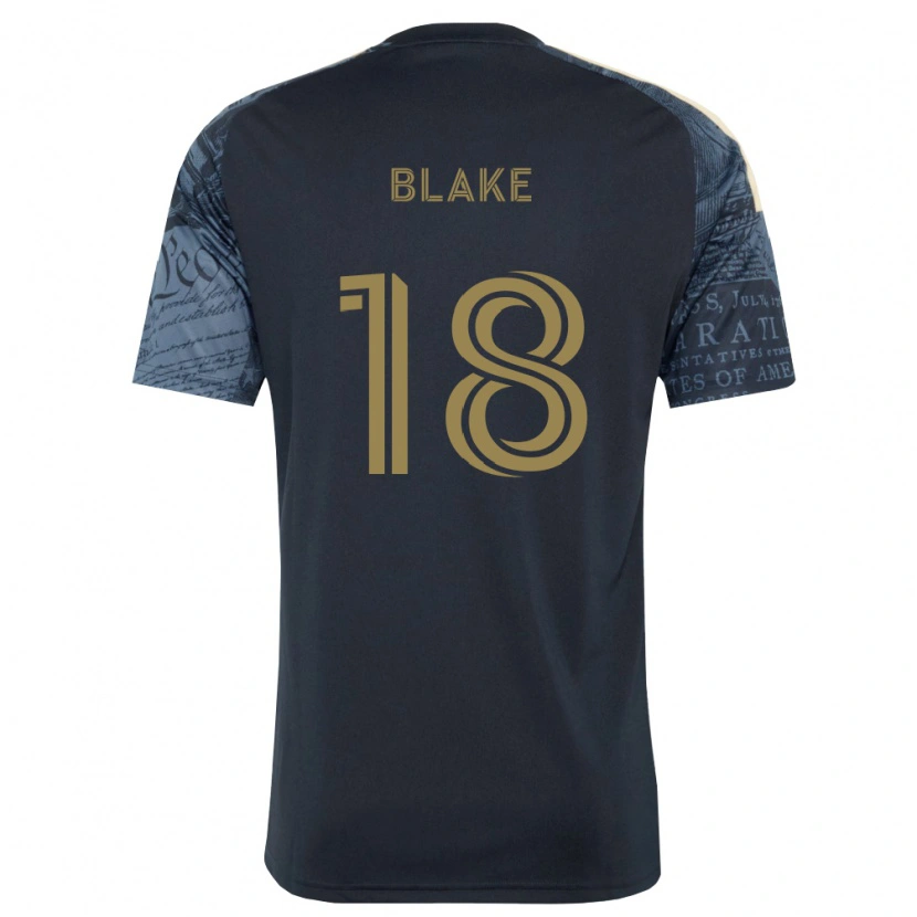 Danxen Barn Andre Blake #18 Marinblå Brun Hemmatröja Matchtröjor 2026/27 Tröjor T-Tröja