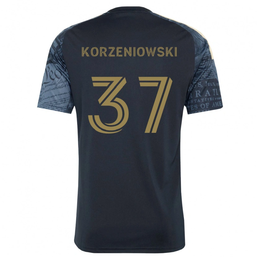 Danxen Barn Stas Korzeniowski #37 Marinblå Brun Hemmatröja Matchtröjor 2026/27 Tröjor T-Tröja