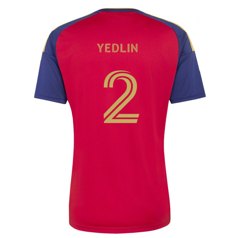 Danxen Barn Deandre Yedlin #2 Kungligt Blå Brun Röd Hemmatröja Matchtröjor 2026/27 Tröjor T-Tröja