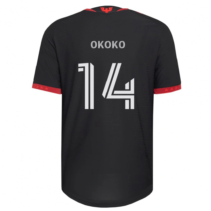 Danxen Barn Lohamba Okoko #14 Svart Vit Röd Hemmatröja Matchtröjor 2026/27 Tröjor T-Tröja