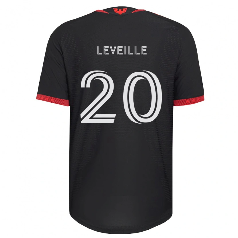 Danxen Barn Grant Leveille #20 Svart Vit Röd Hemmatröja Matchtröjor 2026/27 Tröjor T-Tröja