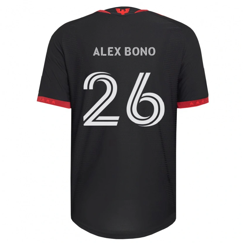 Danxen Barn Alex Bono #26 Svart Vit Röd Hemmatröja Matchtröjor 2026/27 Tröjor T-Tröja