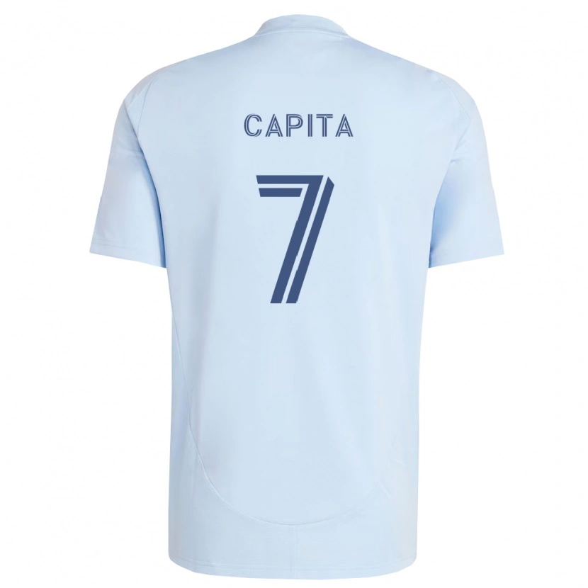 Danxen Barn Capita #7 Ljusblå Ljusgrå Hemmatröja Matchtröjor 2026/27 Tröjor T-Tröja