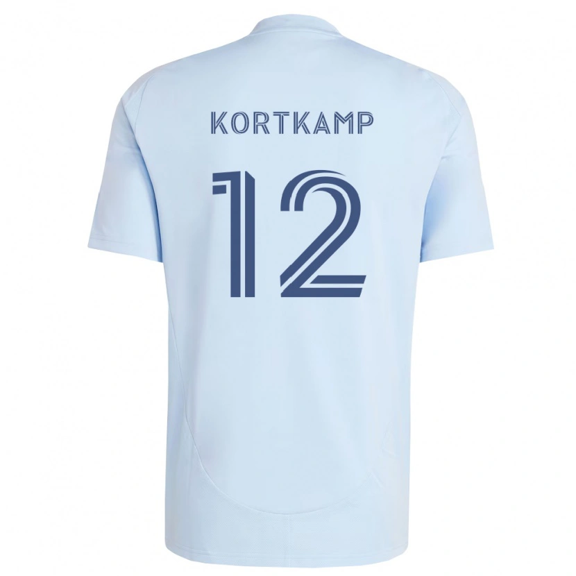Danxen Barn Jack Kortkamp #12 Ljusblå Ljusgrå Hemmatröja Matchtröjor 2026/27 Tröjor T-Tröja