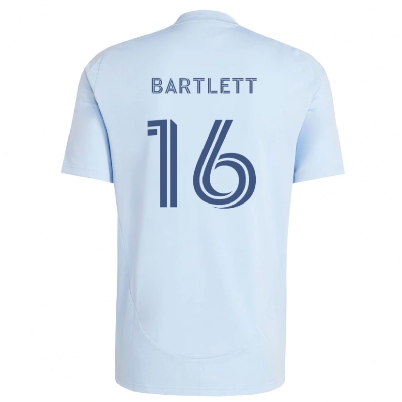 Danxen Barn Jacob Bartlett #16 Ljusblå Ljusgrå Hemmatröja Matchtröjor 2026/27 Tröjor T-Tröja