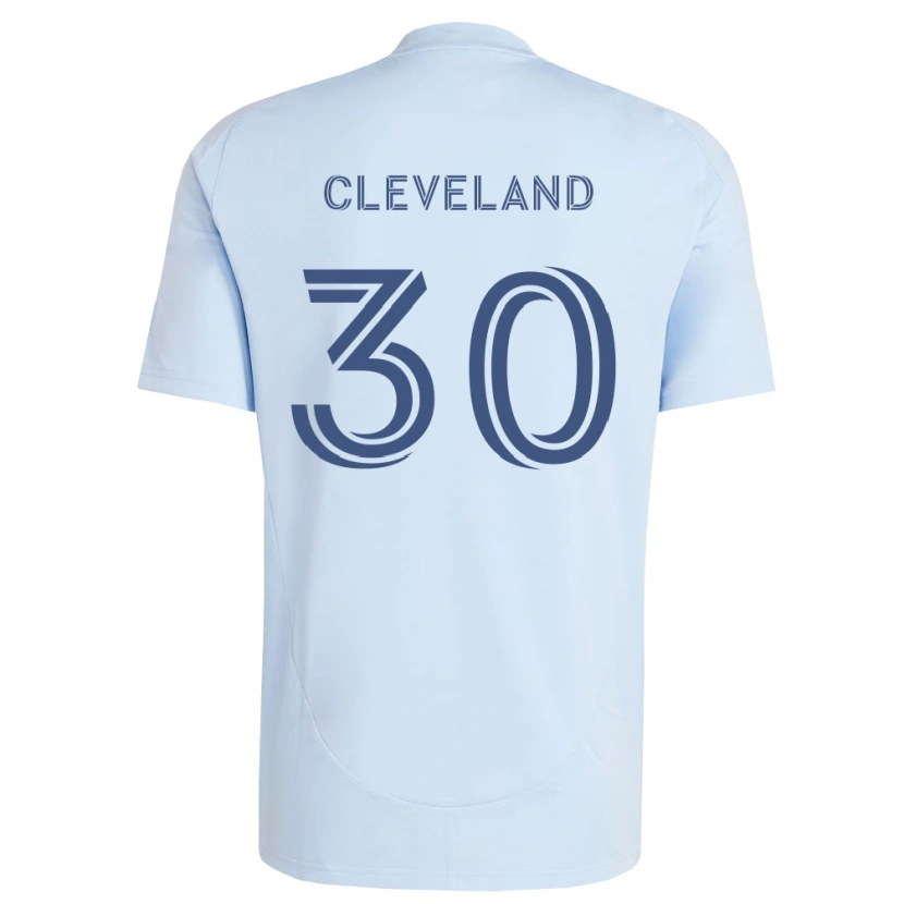 Danxen Barn Stefan Cleveland #30 Ljusblå Ljusgrå Hemmatröja Matchtröjor 2026/27 Tröjor T-Tröja