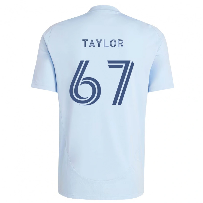 Danxen Barn Kael Taylor #67 Ljusblå Ljusgrå Hemmatröja Matchtröjor 2026/27 Tröjor T-Tröja