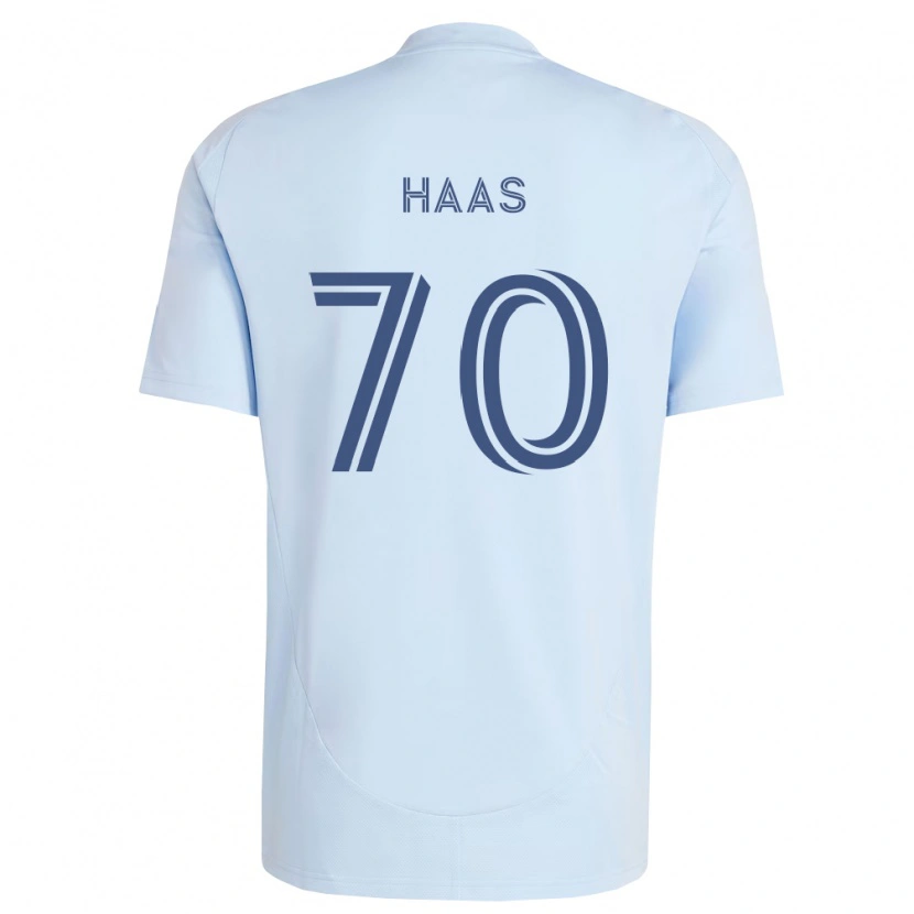 Danxen Barn Ty Haas #70 Ljusblå Ljusgrå Hemmatröja Matchtröjor 2026/27 Tröjor T-Tröja