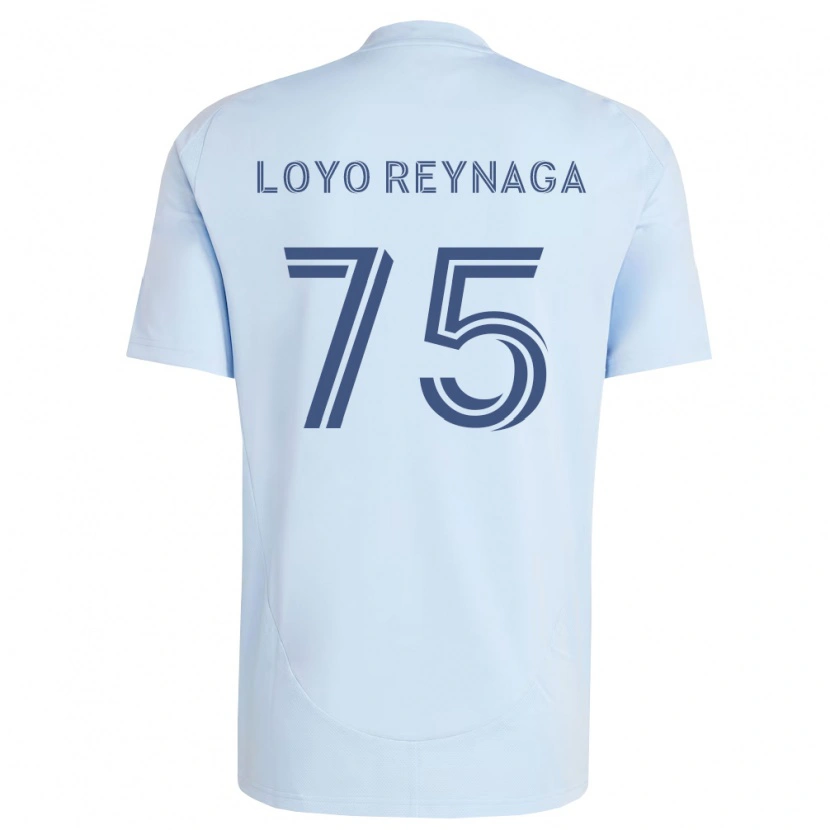 Danxen Barn Zamir Loyo Reynaga #75 Ljusblå Ljusgrå Hemmatröja Matchtröjor 2026/27 Tröjor T-Tröja