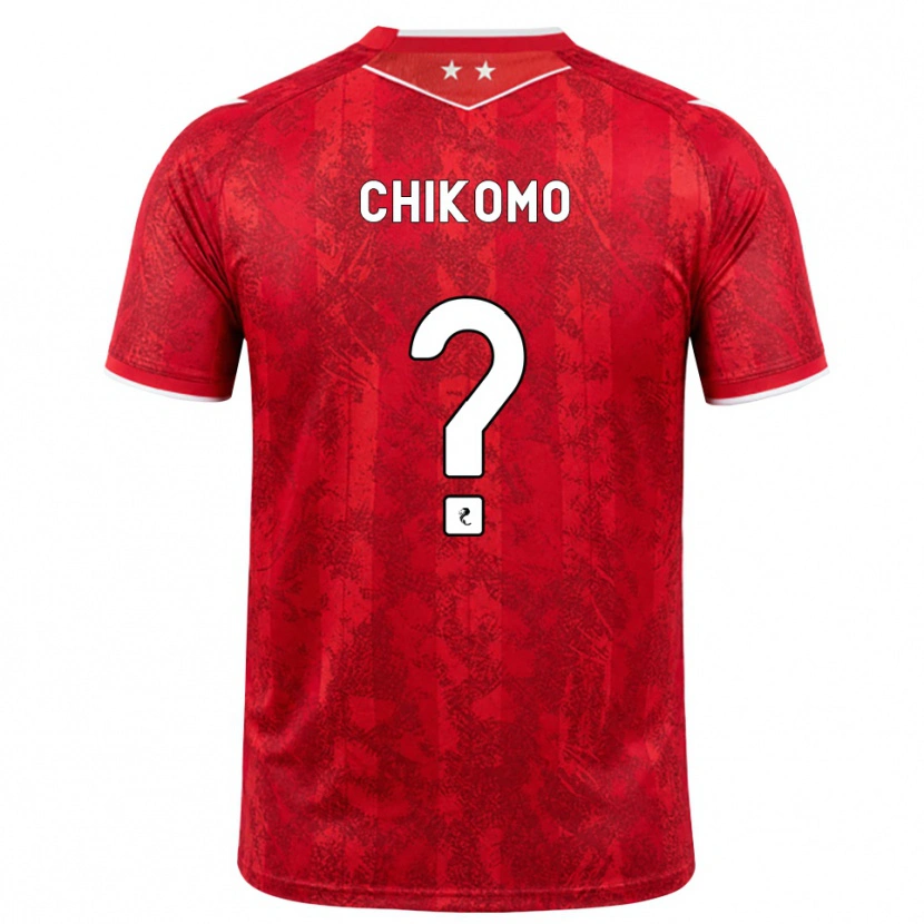 Danxen Barn Bradley Chikomo #0 Röd Vit Hemmatröja Matchtröjor 2026/27 Tröjor T-Tröja