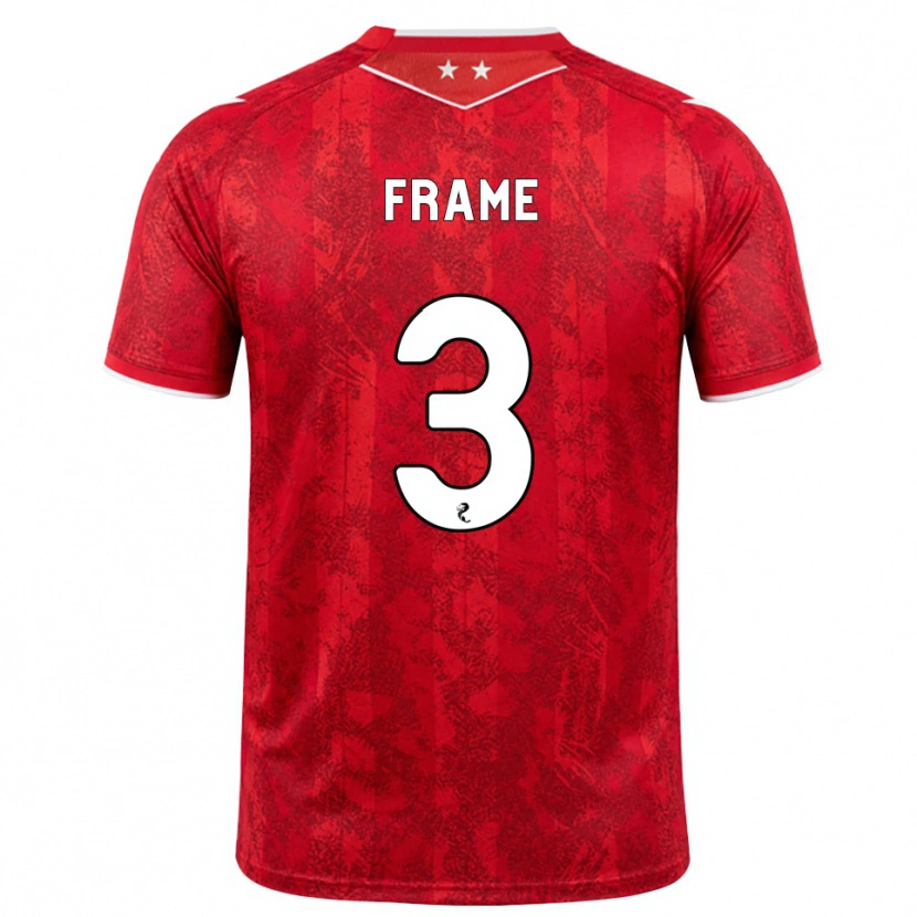 Danxen Barn Mitchel Frame #3 Röd Vit Hemmatröja Matchtröjor 2026/27 Tröjor T-Tröja