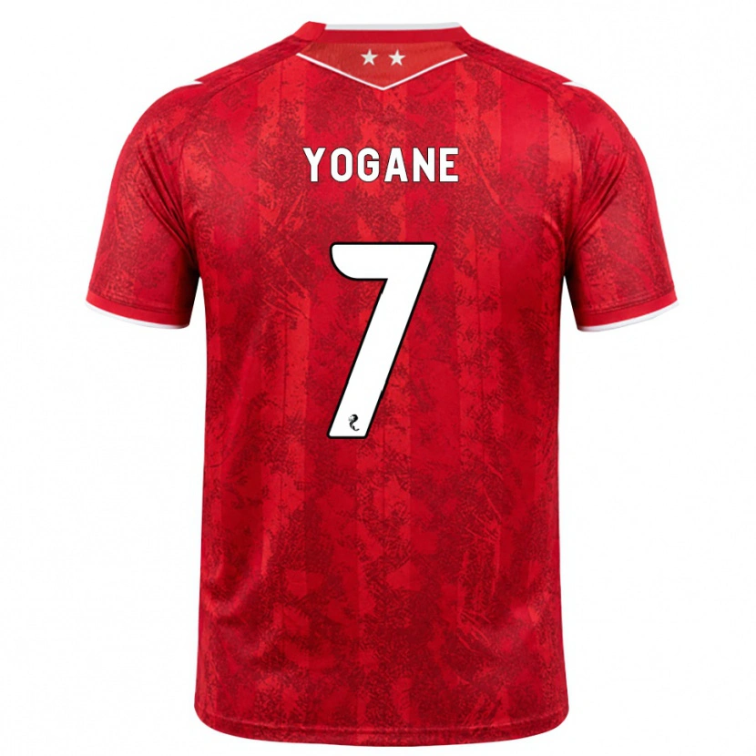 Danxen Barn Tony Yogane #7 Röd Vit Hemmatröja Matchtröjor 2026/27 Tröjor T-Tröja