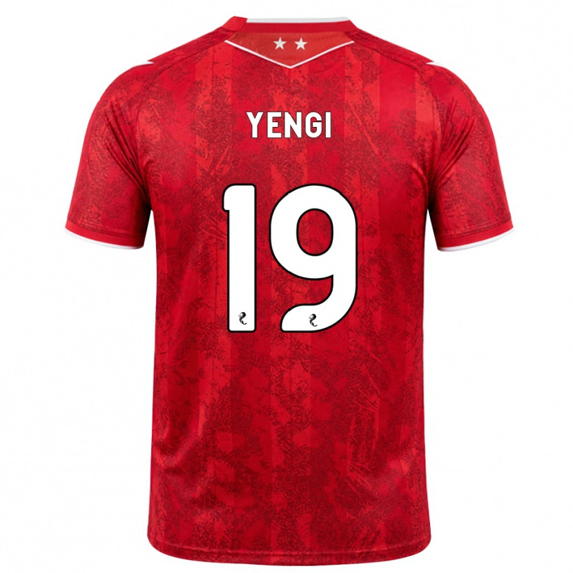 Danxen Barn Kusini Yengi #19 Röd Vit Hemmatröja Matchtröjor 2026/27 Tröjor T-Tröja