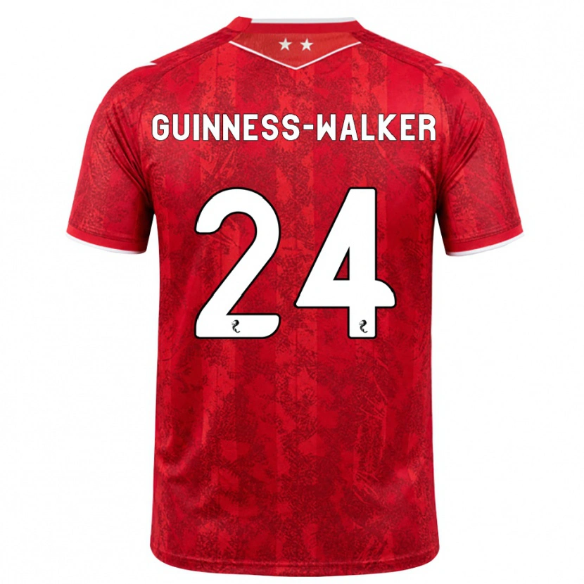 Danxen Barn Nesta Guinness-Walker #24 Röd Vit Hemmatröja Matchtröjor 2026/27 Tröjor T-Tröja