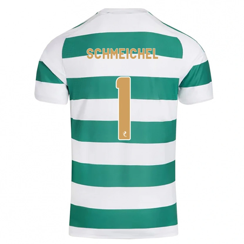 Danxen Barn Kasper Schmeichel #1 Mörk Cyan Vit Hemmatröja Matchtröjor 2026/27 Tröjor T-Tröja