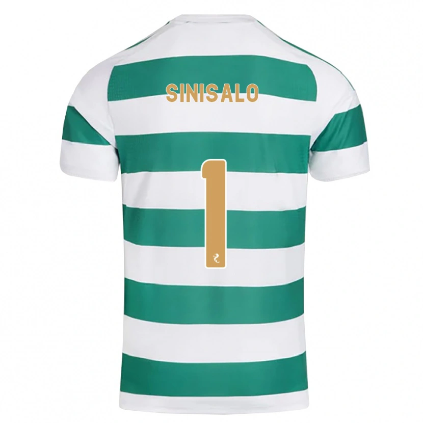 Danxen Barn Viljami Sinisalo #1 Mörk Cyan Vit Hemmatröja Matchtröjor 2026/27 Tröjor T-Tröja