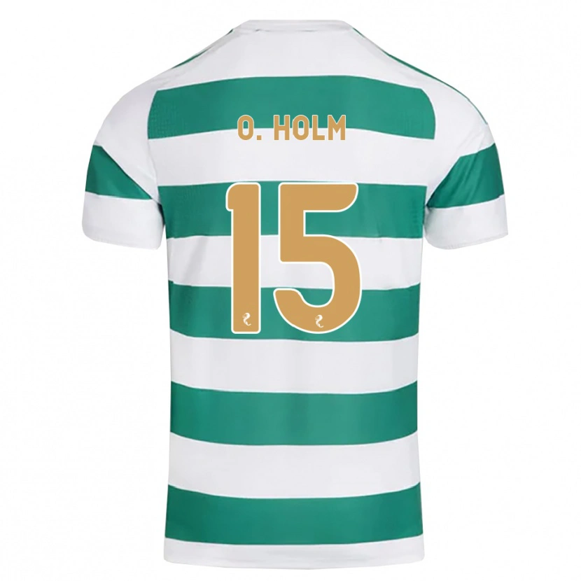 Danxen Barn Odin Thiago Holm #15 Mörk Cyan Vit Hemmatröja Matchtröjor 2026/27 Tröjor T-Tröja