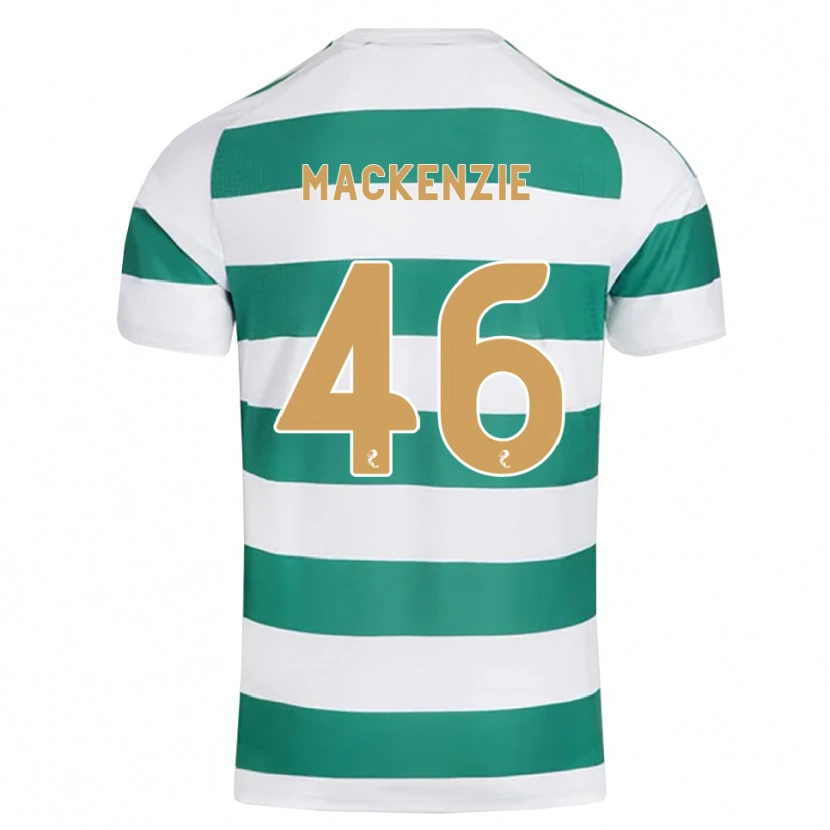 Danxen Barn Magnus Mackenzie #46 Mörk Cyan Vit Hemmatröja Matchtröjor 2026/27 Tröjor T-Tröja