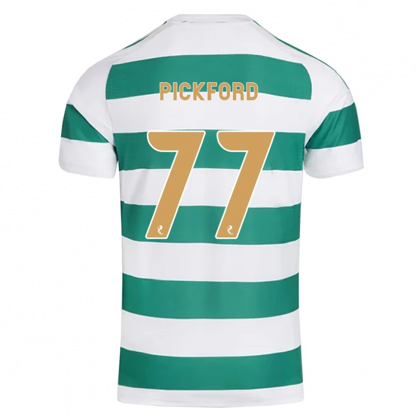 Danxen Barn Tom Pickford #77 Mörk Cyan Vit Hemmatröja Matchtröjor 2026/27 Tröjor T-Tröja
