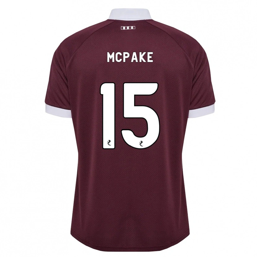 Danxen Barn Josh Mcpake #15 Vinröd Vit Hemmatröja Matchtröjor 2026/27 Tröjor T-Tröja
