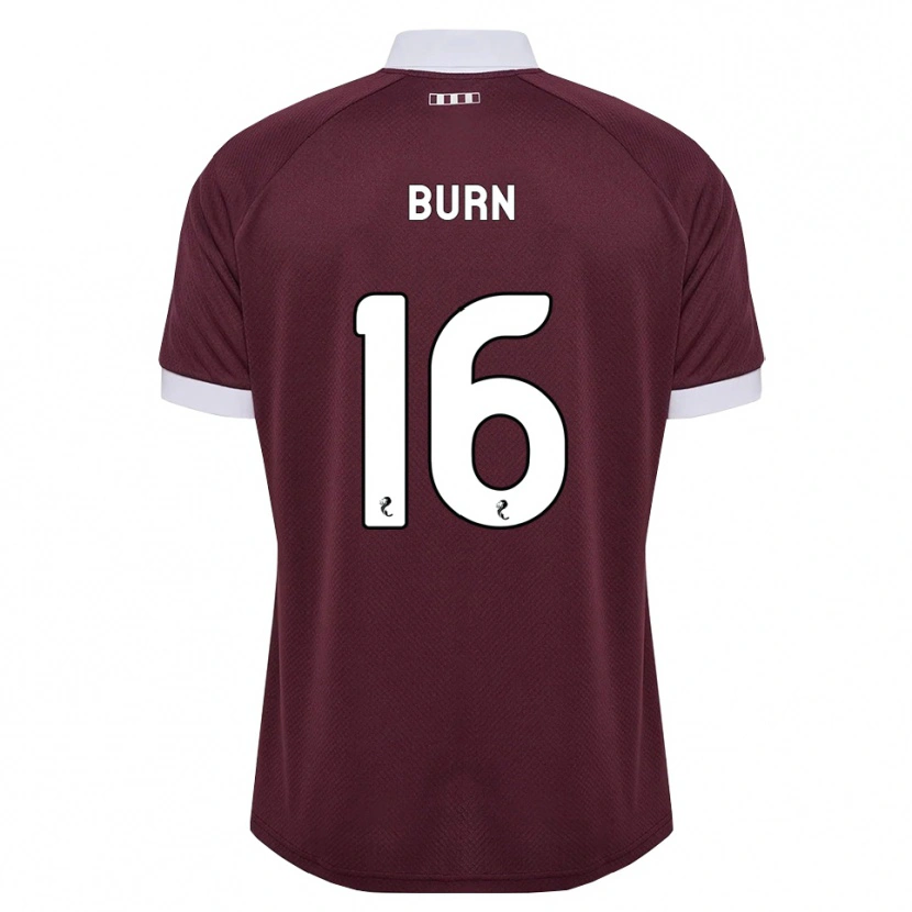 Danxen Barn Gregor Burn #16 Vinröd Vit Hemmatröja Matchtröjor 2026/27 Tröjor T-Tröja