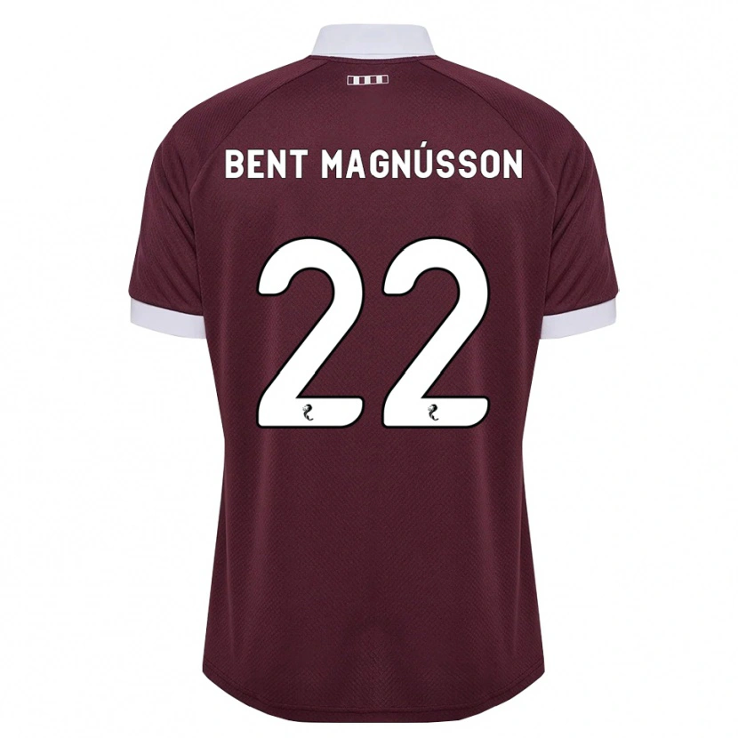 Danxen Barn Tómas Bent Magnússon #22 Vinröd Vit Hemmatröja Matchtröjor 2026/27 Tröjor T-Tröja
