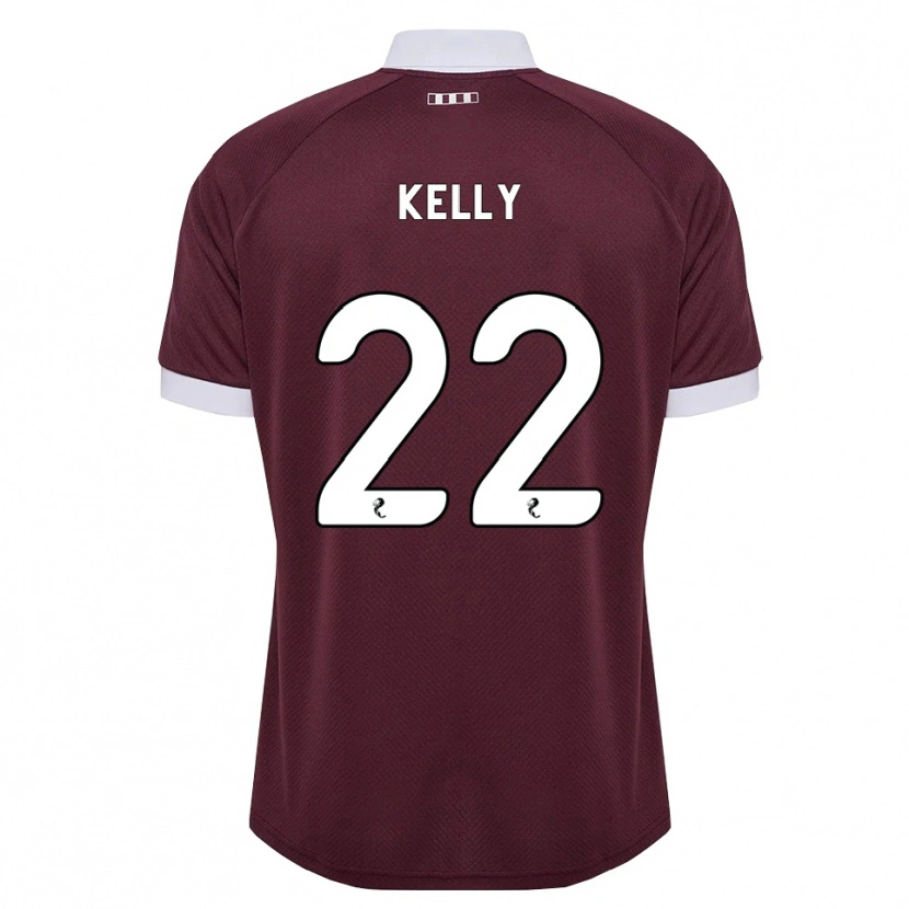 Danxen Barn Ryan Kelly #22 Vinröd Vit Hemmatröja Matchtröjor 2026/27 Tröjor T-Tröja