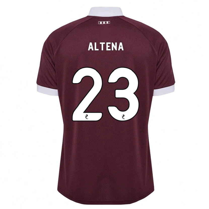 Danxen Barn Jordi Altena #23 Vinröd Vit Hemmatröja Matchtröjor 2026/27 Tröjor T-Tröja