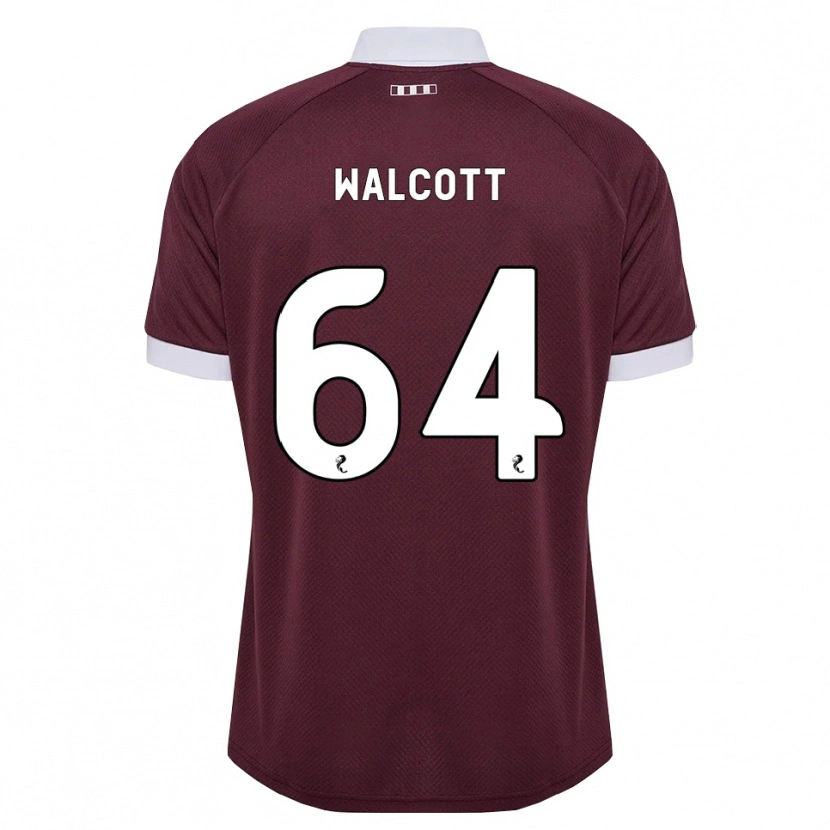 Danxen Barn Malachi Fagan-Walcott #64 Vinröd Vit Hemmatröja Matchtröjor 2026/27 Tröjor T-Tröja