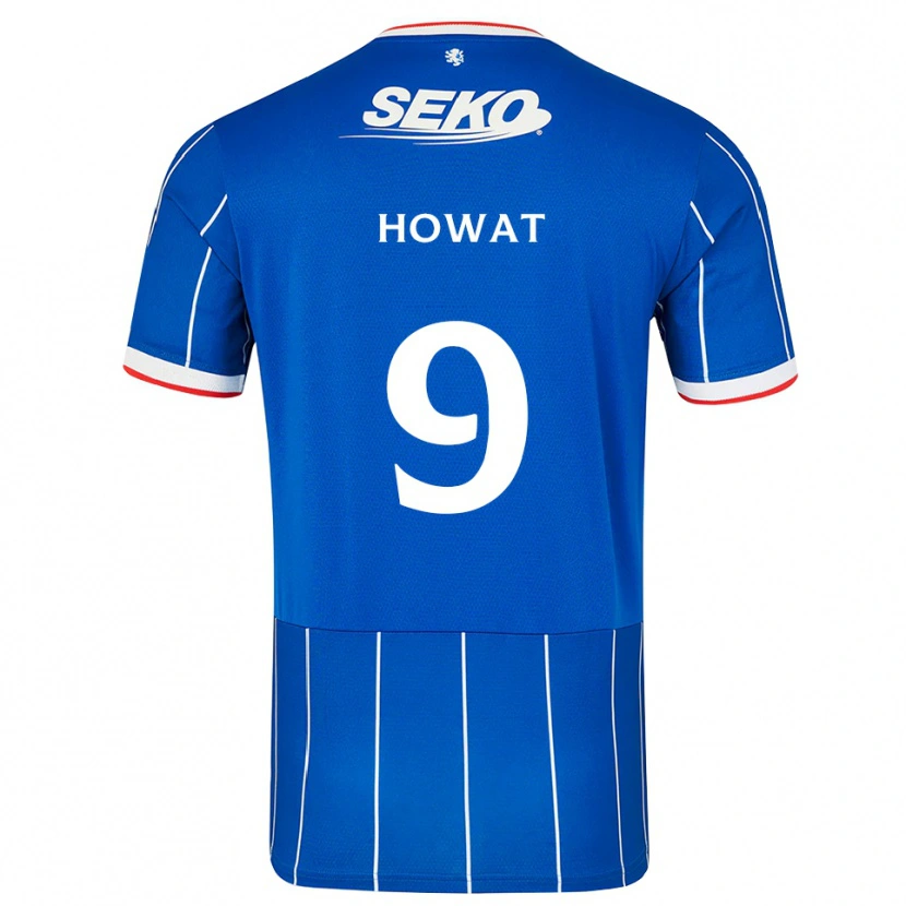 Danxen Barn Kirsty Howat #9 Röd Blå Vit Hemmatröja Matchtröjor 2026/27 Tröjor T-Tröja