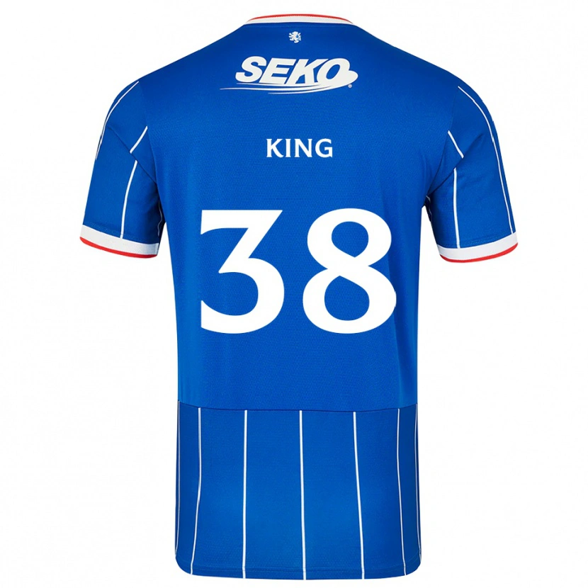 Danxen Barn Leon King #38 Röd Blå Vit Hemmatröja Matchtröjor 2026/27 Tröjor T-Tröja