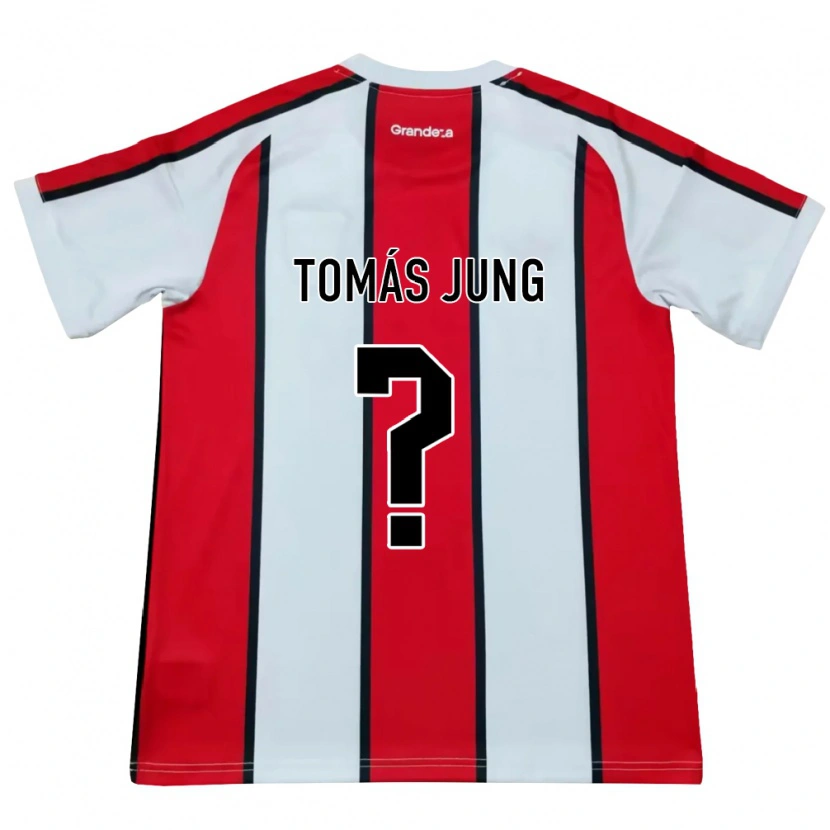 Danxen Barn Tomás Jung #0 Vit Röd Svart Bortatröja Matchtröjor 2026/27 Tröjor T-Tröja
