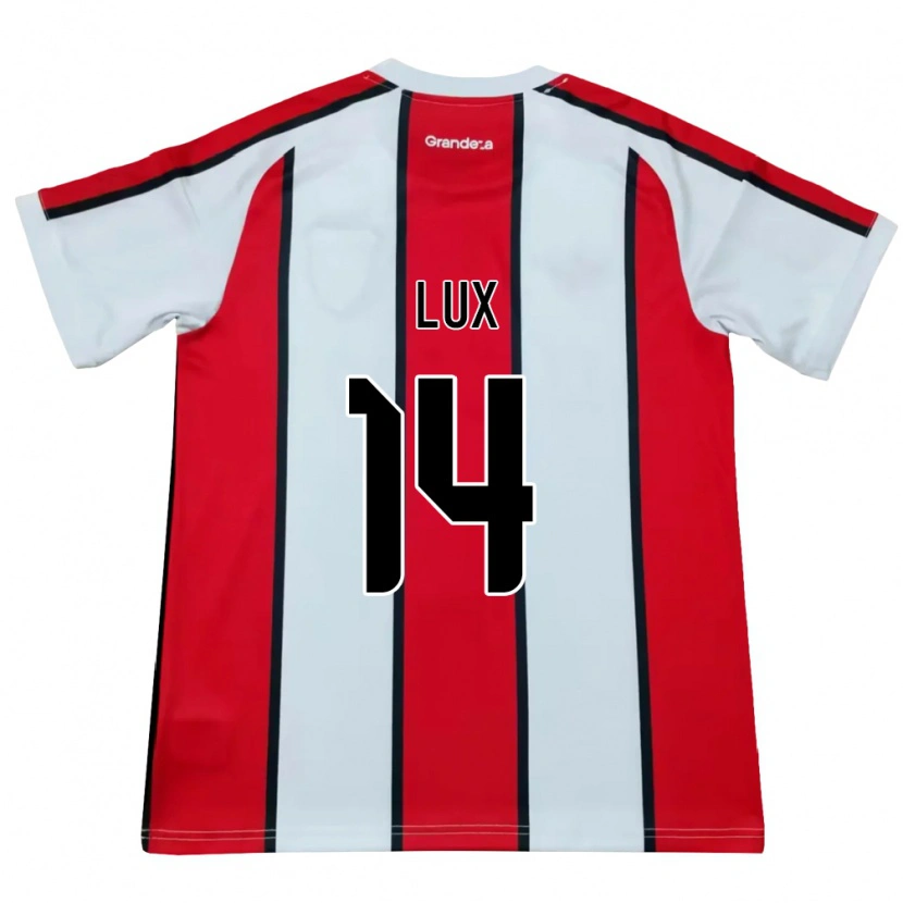Danxen Barn German Lux #14 Vit Röd Svart Bortatröja Matchtröjor 2026/27 Tröjor T-Tröja