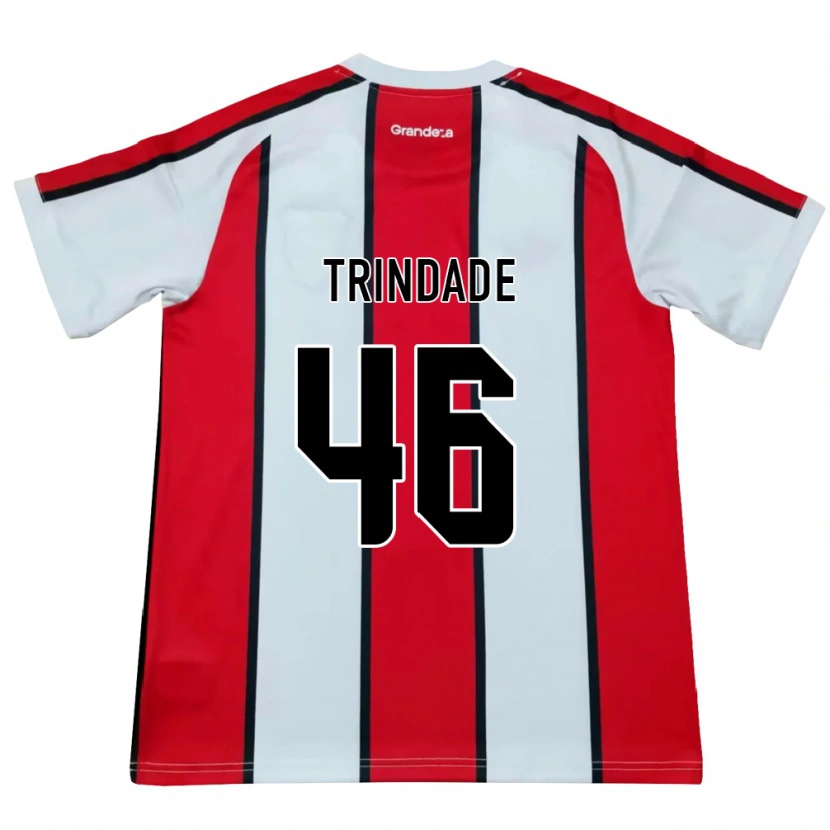 Danxen Barn Gonzalo Trindade #46 Vit Röd Svart Bortatröja Matchtröjor 2026/27 Tröjor T-Tröja