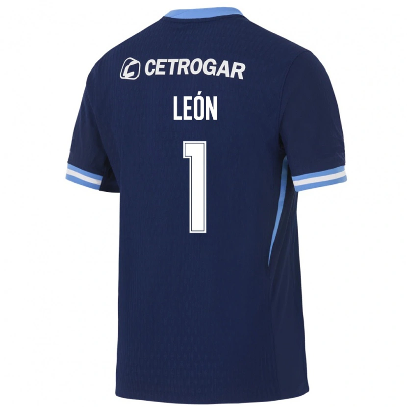 Danxen Barn Roberto Leon #1 Kungligt Blå Ljusblå Vit Bortatröja Matchtröjor 2026/27 Tröjor T-Tröja