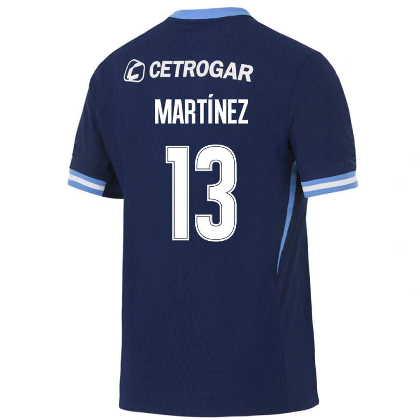 Danxen Barn Mateo Martínez #13 Kungligt Blå Ljusblå Vit Bortatröja Matchtröjor 2026/27 Tröjor T-Tröja