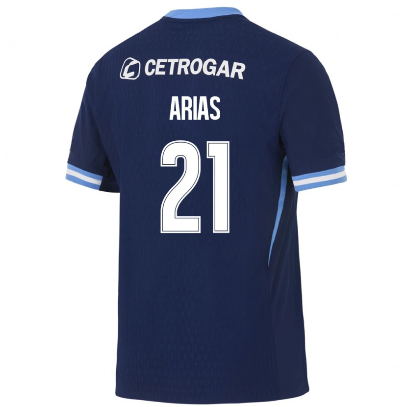Danxen Barn Gabriel Arias #21 Kungligt Blå Ljusblå Vit Bortatröja Matchtröjor 2026/27 Tröjor T-Tröja