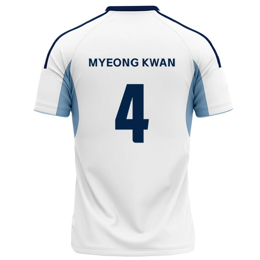 Danxen Barn Myeong-Kwan Seo #4 Kungligt Blå Vit Bortatröja Matchtröjor 2026/27 Tröjor T-Tröja