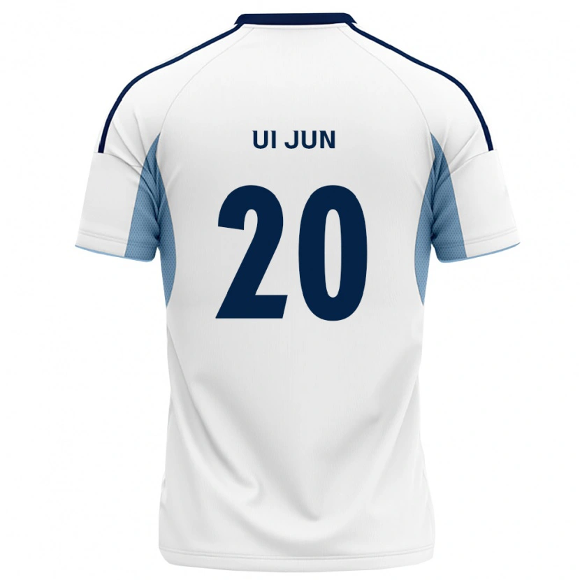 Danxen Barn Ui-Jun Hwang #20 Kungligt Blå Vit Bortatröja Matchtröjor 2026/27 Tröjor T-Tröja