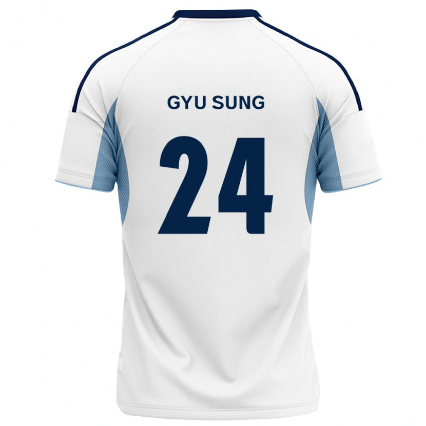 Danxen Barn Gyu-Sung Lee #24 Kungligt Blå Vit Bortatröja Matchtröjor 2026/27 Tröjor T-Tröja
